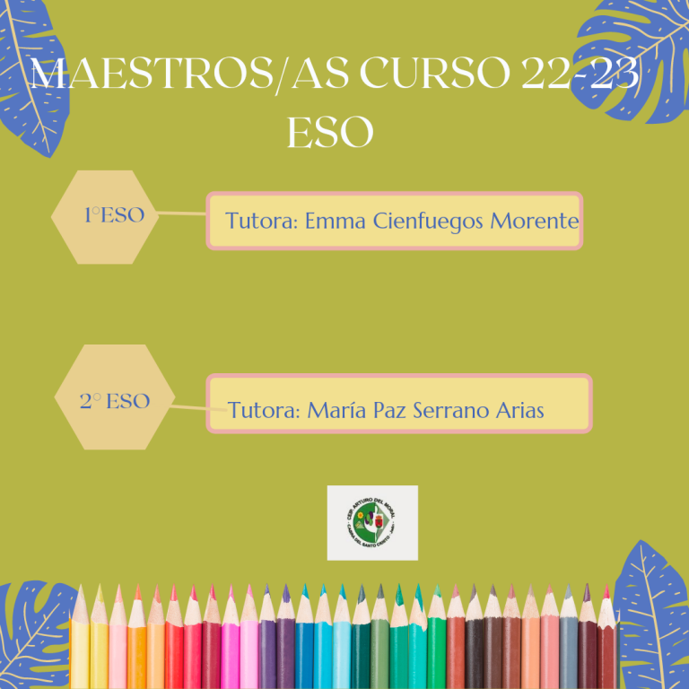 Etapas educativas - Etapas educativas. Maestros/as curso escolar 22/23