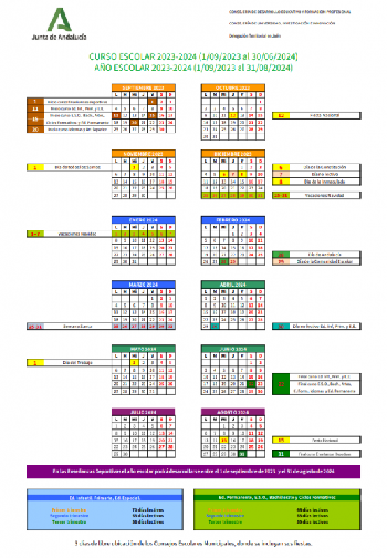 Calendario. 